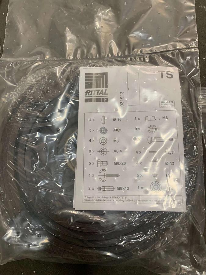 Used New Rital TS8886 Custom Control Enclosure Box Type 1 | Cummins P/N: A034T232