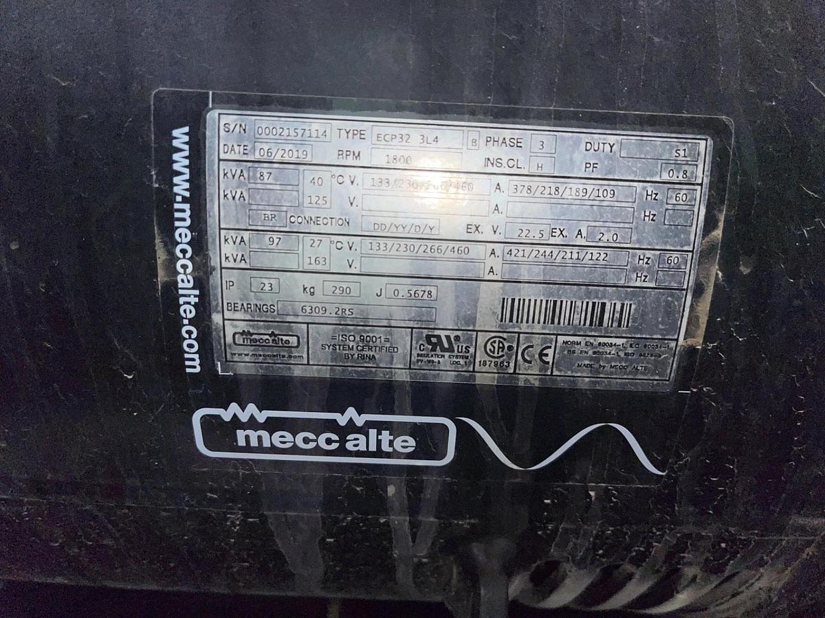 Used 70kva Wacker Neuson G70 Mobile Diesel Generator - S/N: WNCGMM01HPUM00830