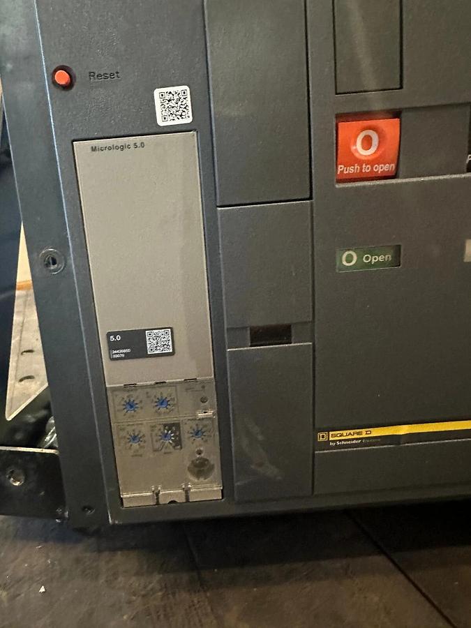 2000 Amp Square D Masterpact NW20H Circuit Breaker