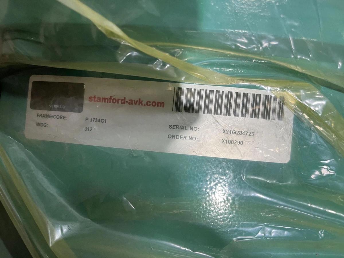 Used 2200kW (2750kVA) 480V Stamford PI734G1 Alternator - P/N: 0200-3128-42