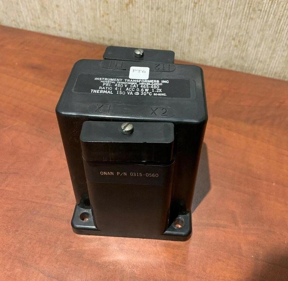 Used Instrument Transformers 465-480 Potential Transformer Pri. 480V 4:1 315-0560