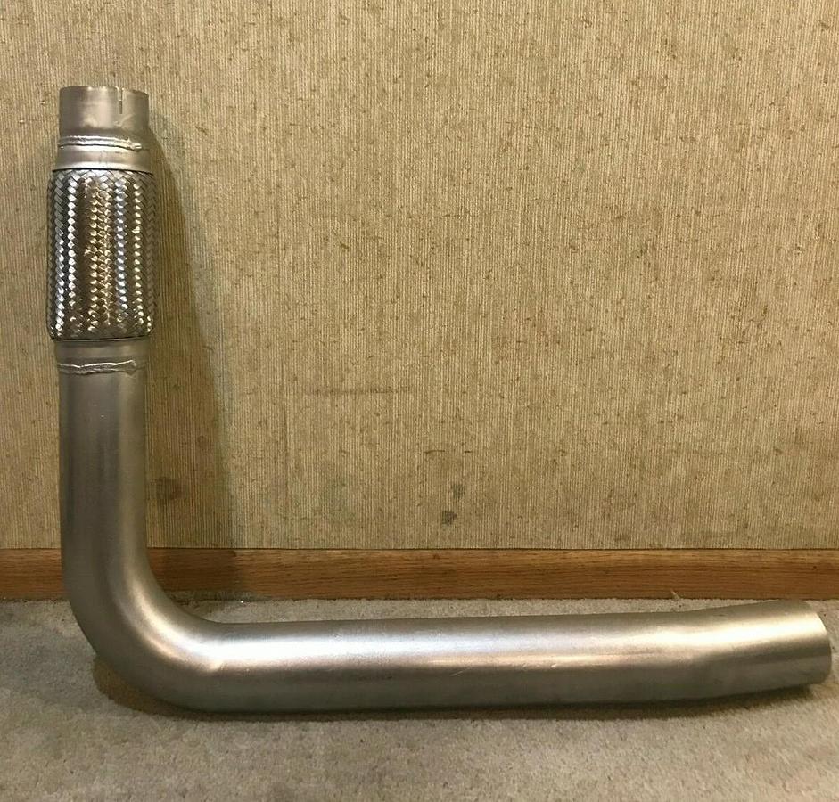 Used Cummins Flexible Exhaust Pipe Tube | P/N: A031A195 | C100-D6R C80-D6R C60-D6R