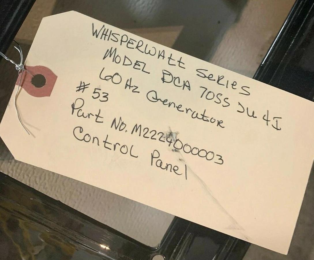 Used Multiquip Control Panel DCA70SSJU4i Generator | MQ Power P/N: M2224000003