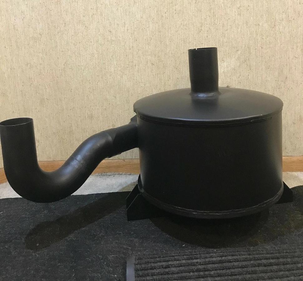 Used 3" Cowl Miratech Generator Silencer Muffler | Cummins P/N: A046B770