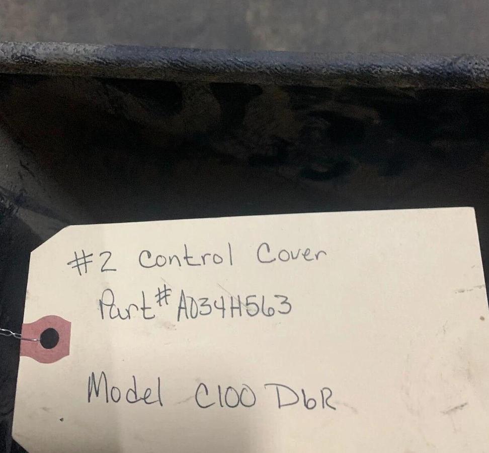 Used Used Genuine OEM Cummins Control Cover C100D6R | P/N: A034H563