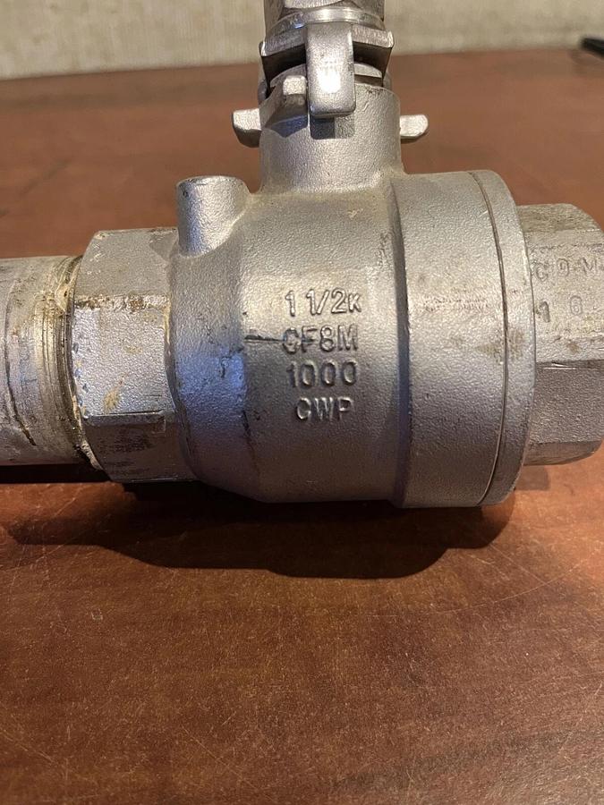 Used Used FNW Fig. 200A Stainless Steel Ball Valve 2PC Full Port 1000 CWP