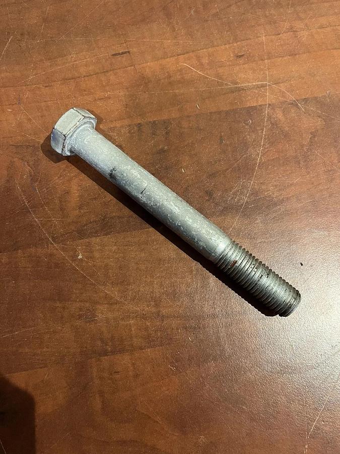 (Pack of 5) M20 x 170mm Steel Hex Bolt - Class 10.9