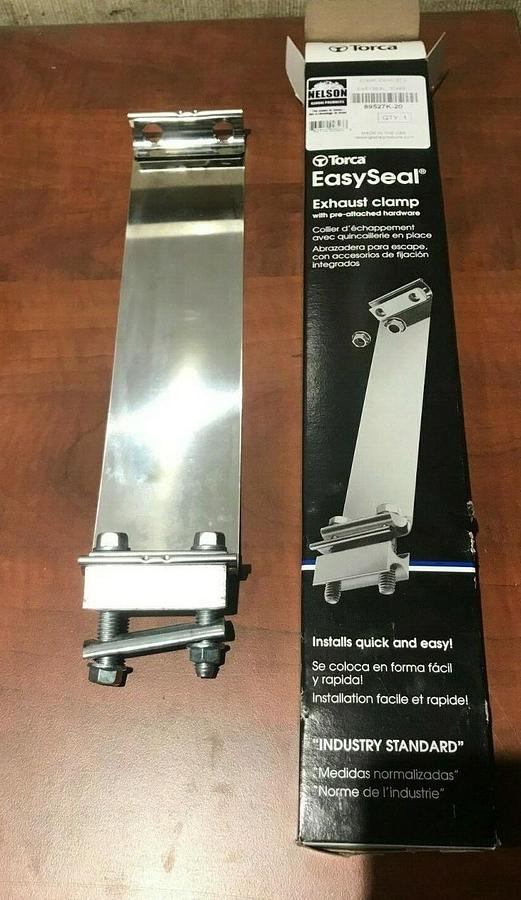 Used 4" Torca EasySeal Stainless Butt Joint Band Exhaust Clamp Sleeve A034C660