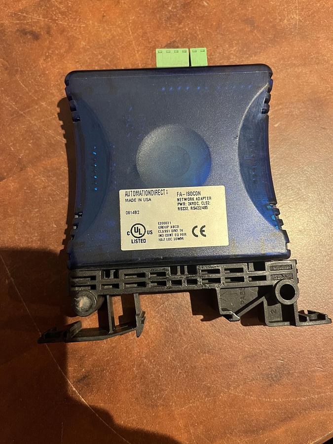 Used Used Automation Direct FA-ISOCON Isolated Network Adapter