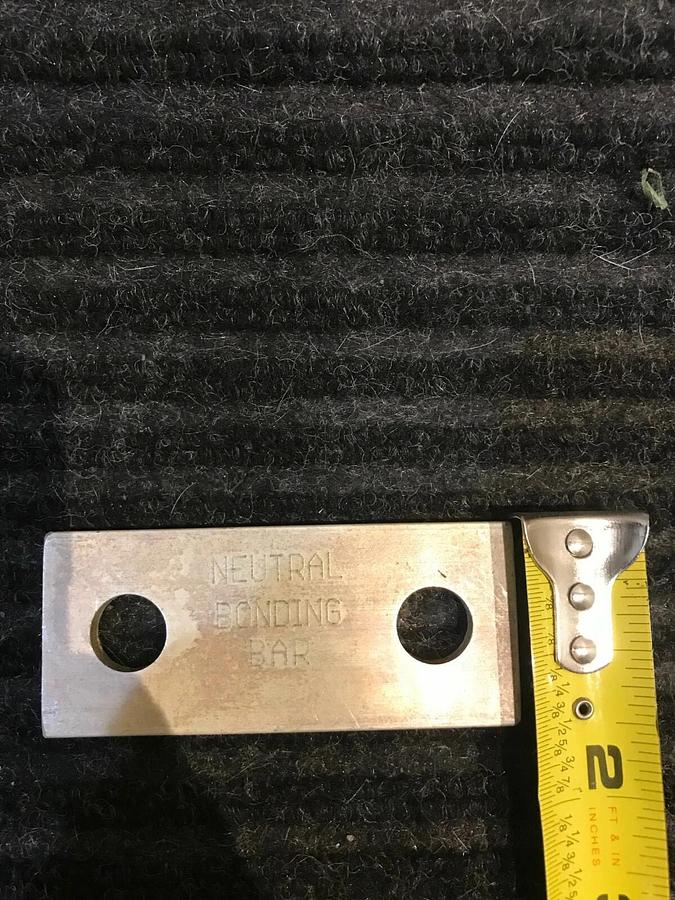 Used Neutral Bonding Bar Copper Busbar C60D6R C80D6R C100D6R | Cummins P/N: A032X899