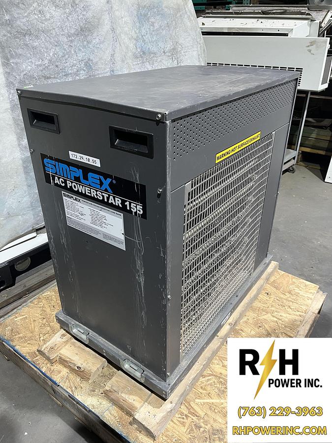 Used 150kW | 480V 3PH | Simplex | AC Powerstar 155 | Forced Air-Cooled Resistive Load Bank