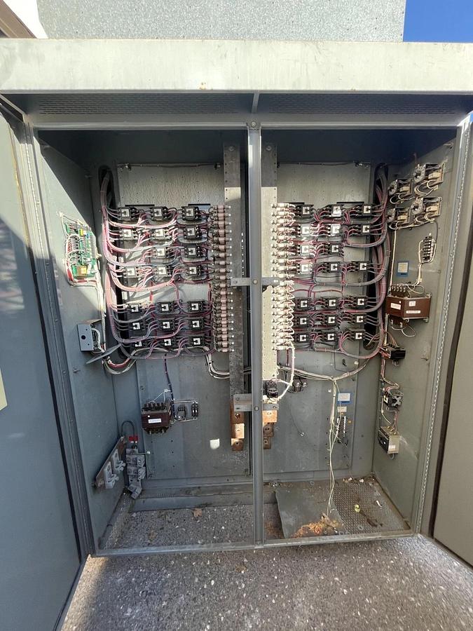 Used 2000kw Simplex LBS Forced Air-Cooled Resistive Load Bank S/N: 36970-99-43-17