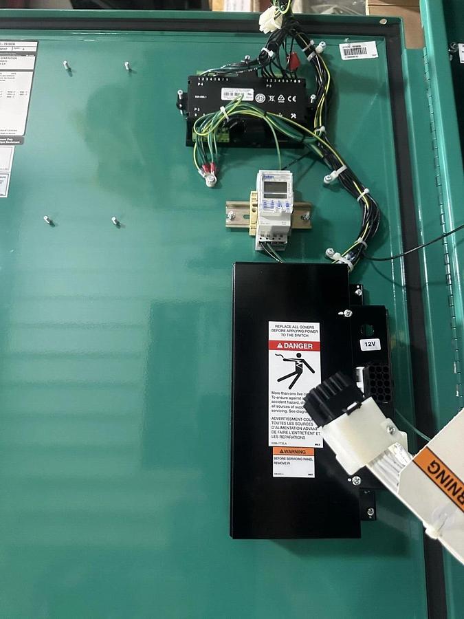 Used New 225 Amp Cummins OTECB-1910036 Automatic Transfer Switch - S/N: L19M698787