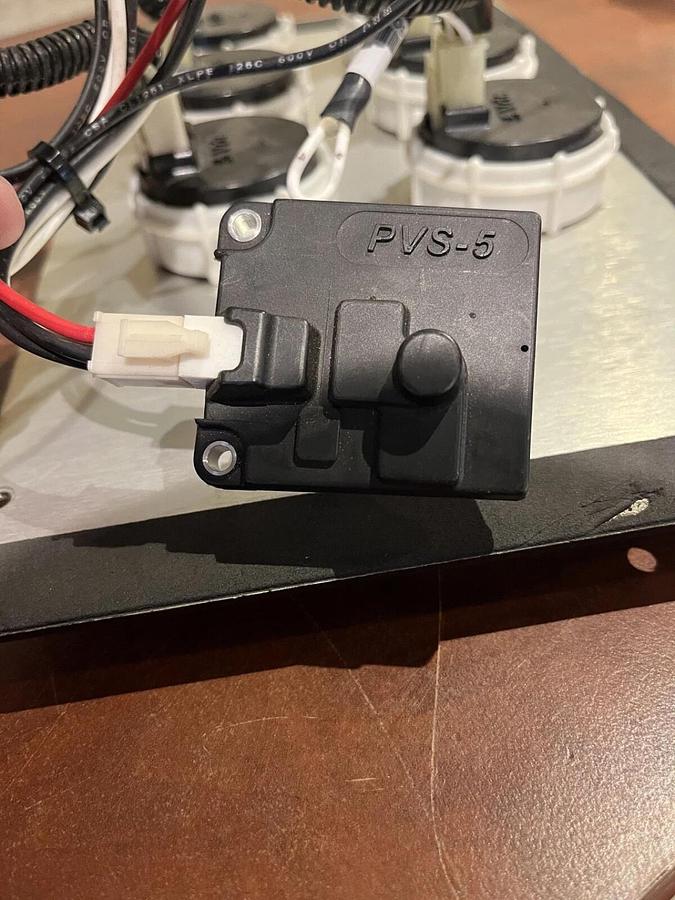 Used Generator Gauge Panel - Temp., Filter, Fuel & Oil Pressure Gauges w/ 5V Supply