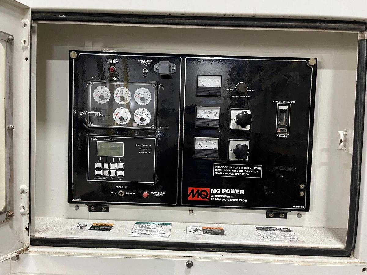 Used 70kVA Multiquip DCA-70SSJU4I Mobile Diesel Generator - S/N: 7305836