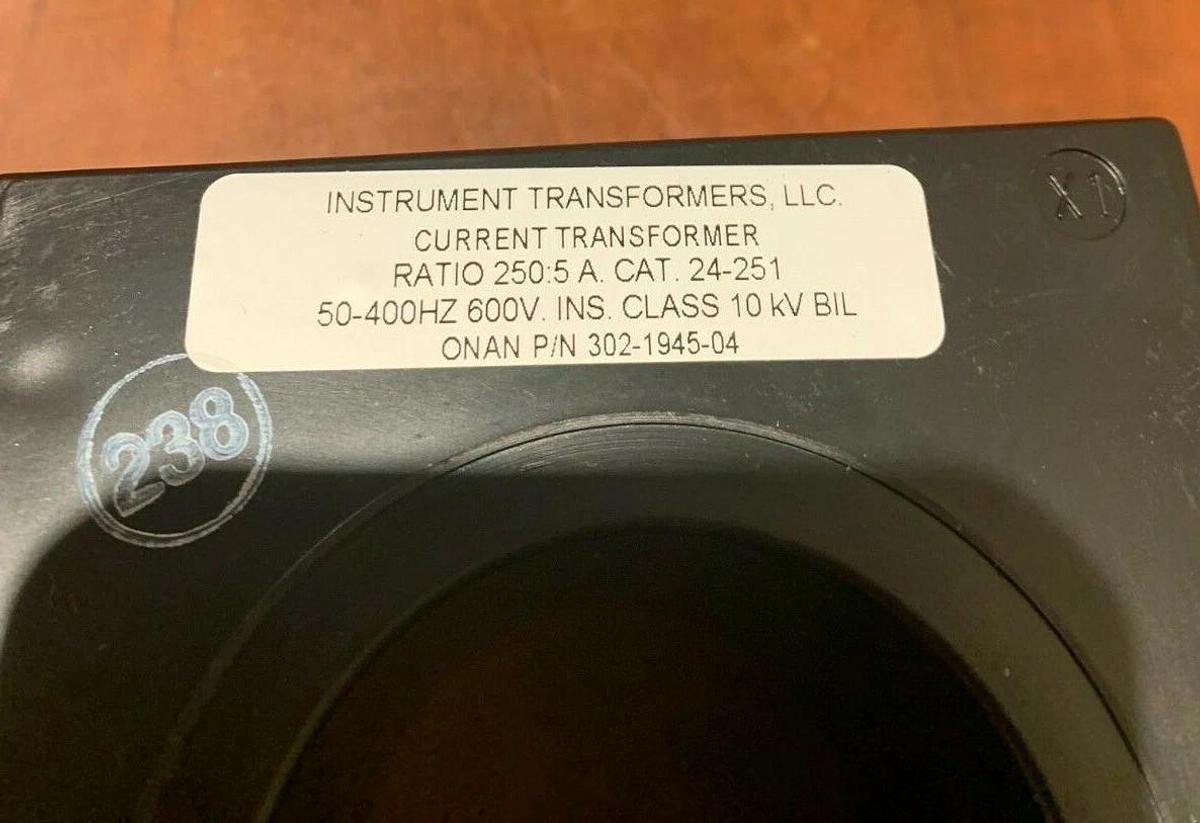 Used New Cummins / Instrument Transformers CT Current Transformer 250:5 | 302-1945-04