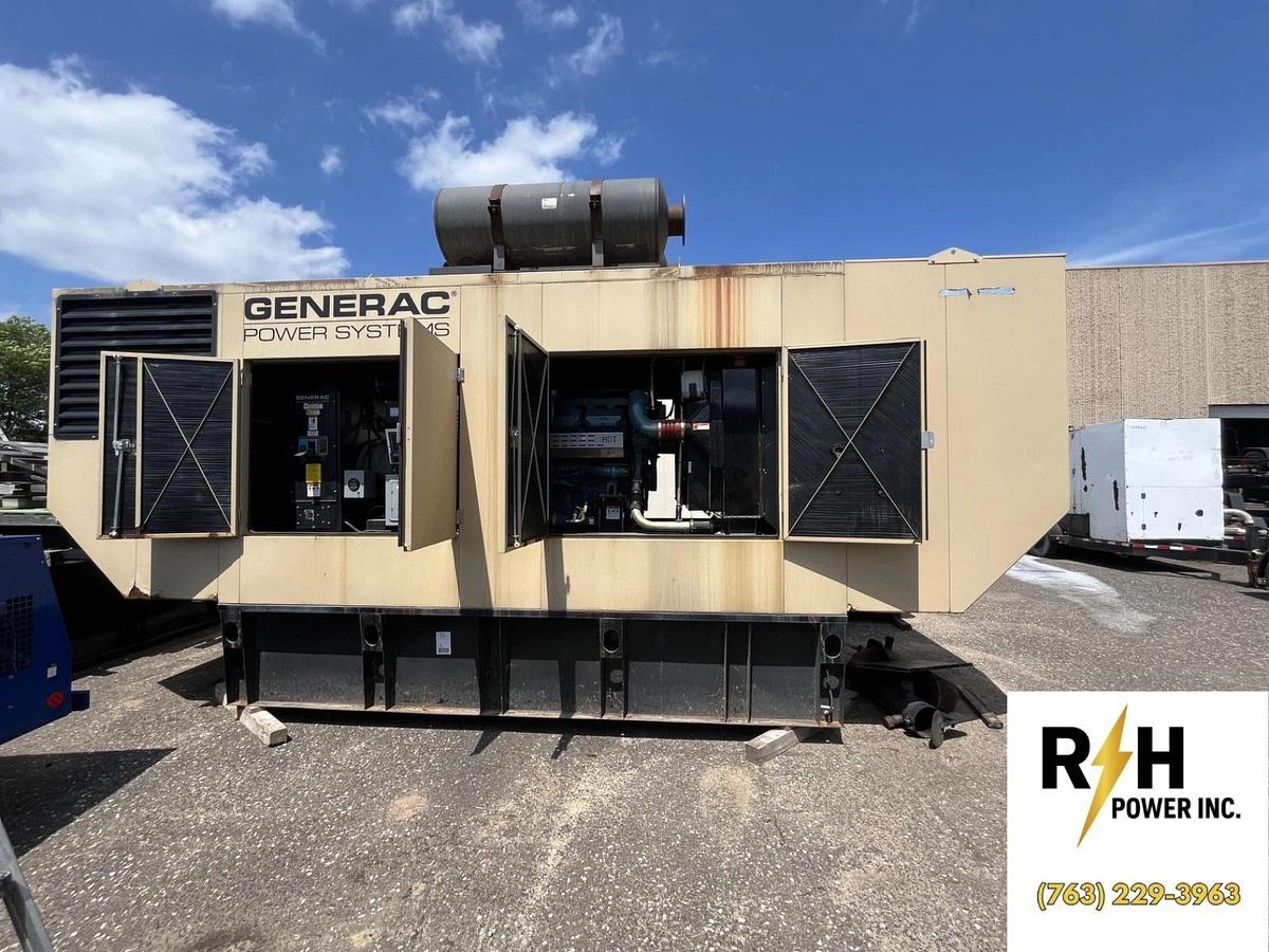 Used 600kw Generac MD600 Stationary Industrial Diesel Generator - S/N: 2098462