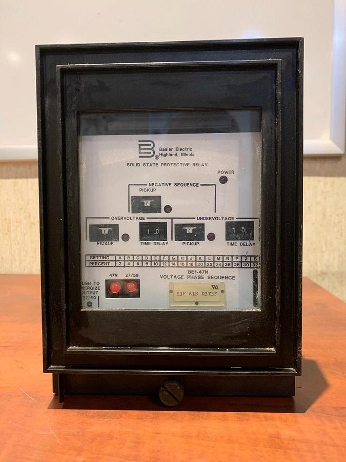 Used Basler Electric BE1-47N Voltage Phase Sequence Relay
