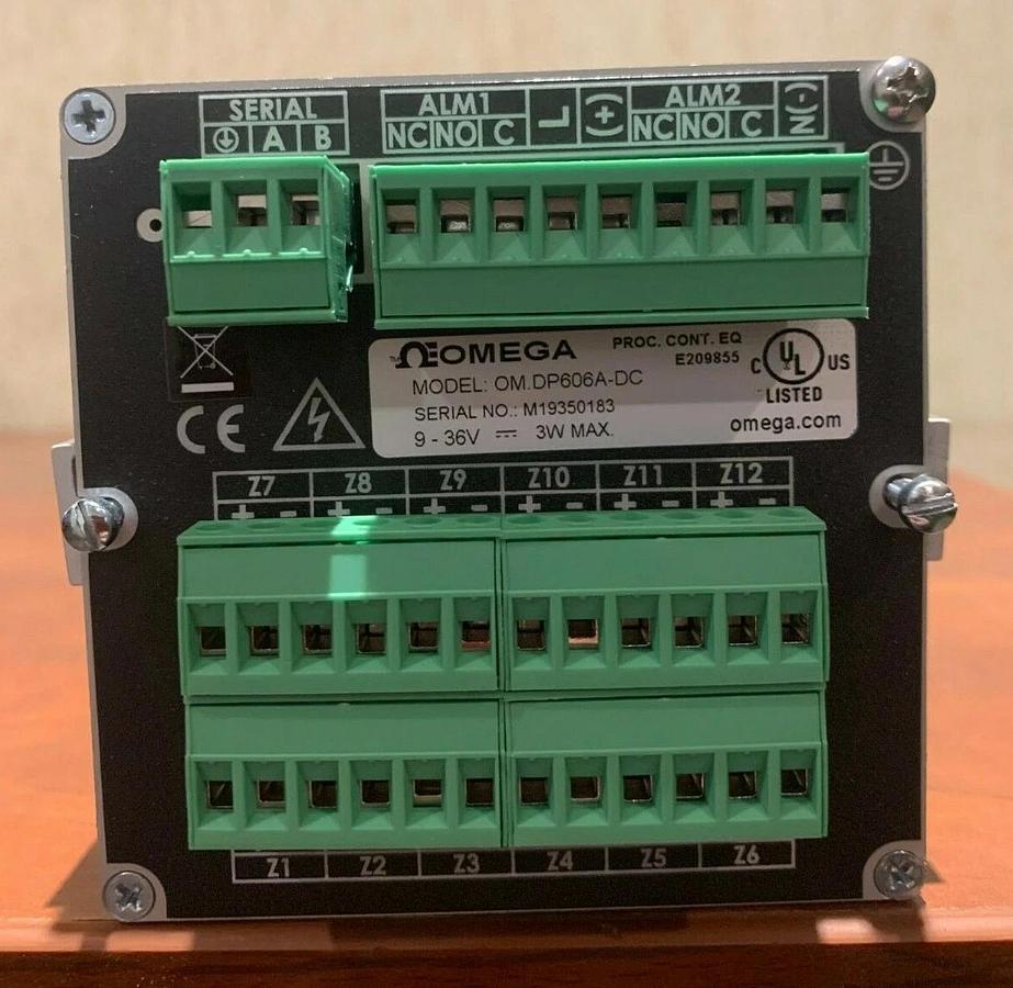 Used New Omega DP606A-DC 9-36V 3 Watts 6 Channel DC Panel Meter | Cummmins A060S023