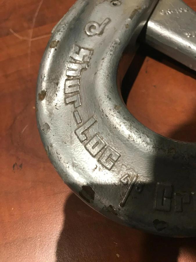 New 5/8" Crosby A-1317 Shur-Loc Clevis Hook  | 22,600 Lbs. WLL 1029036 Grade 100