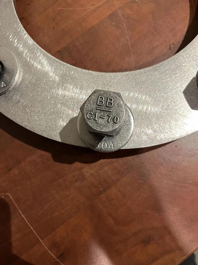 New Cummins Exhaust Plate Kit - Contains Plate, 8 Bolts, 8 Nuts & 16 Washers