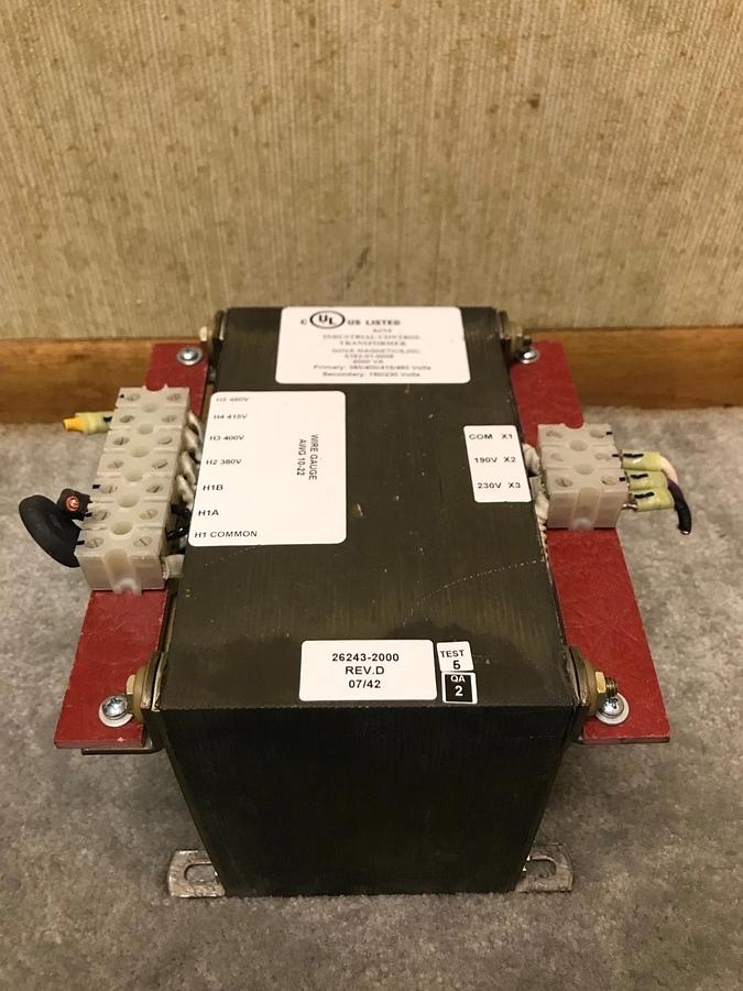 Used Used Nova Industrial Control Transformer 2000VA | 0163-01-0006