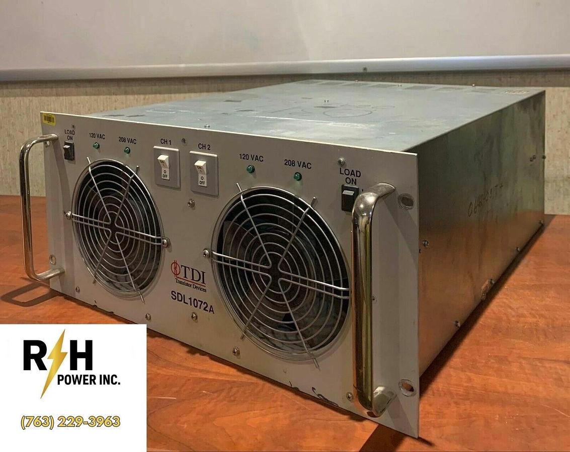 Used 4kW TDI Power SDL-1072 Rack Mountable Load Bank for Data Centers