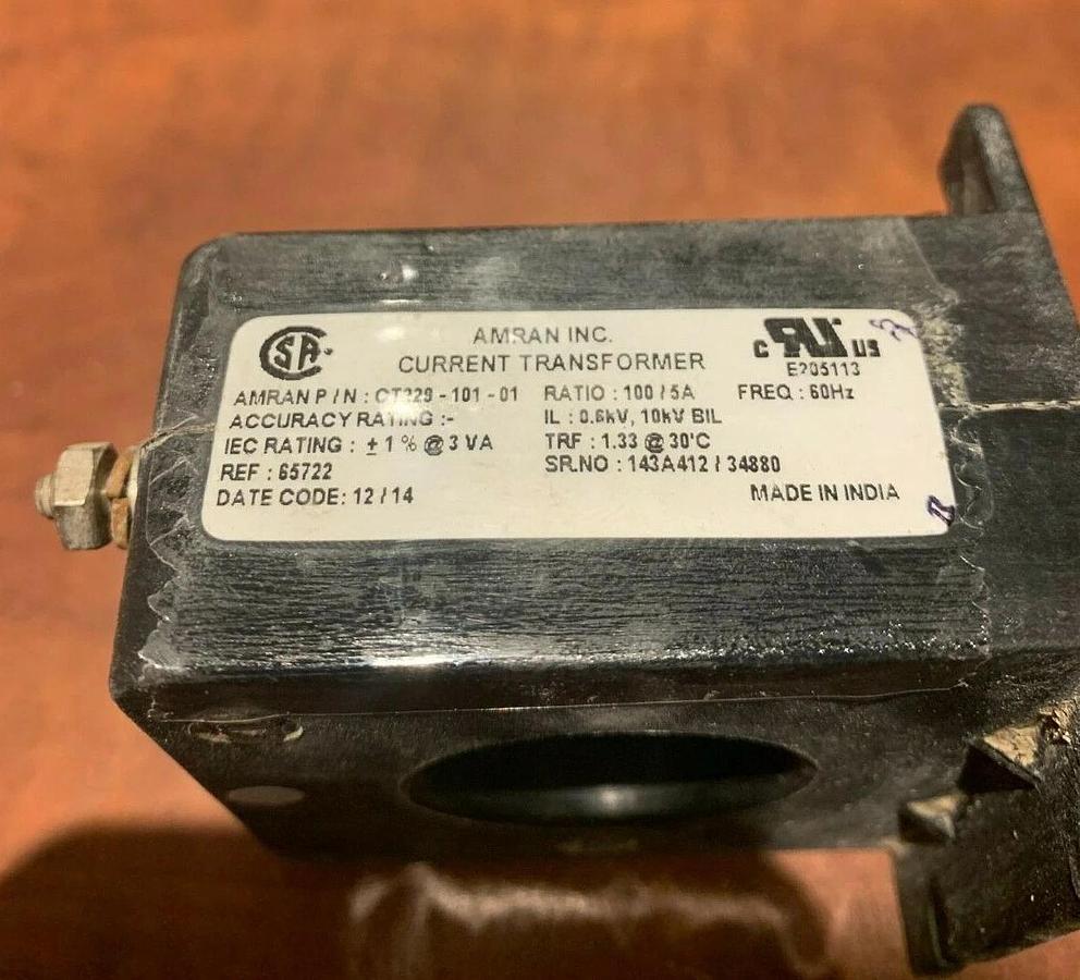 Used Magnum Power Generac CT Current Transformer 100/5A MMG35 MMG35FHD | P/N: 65722