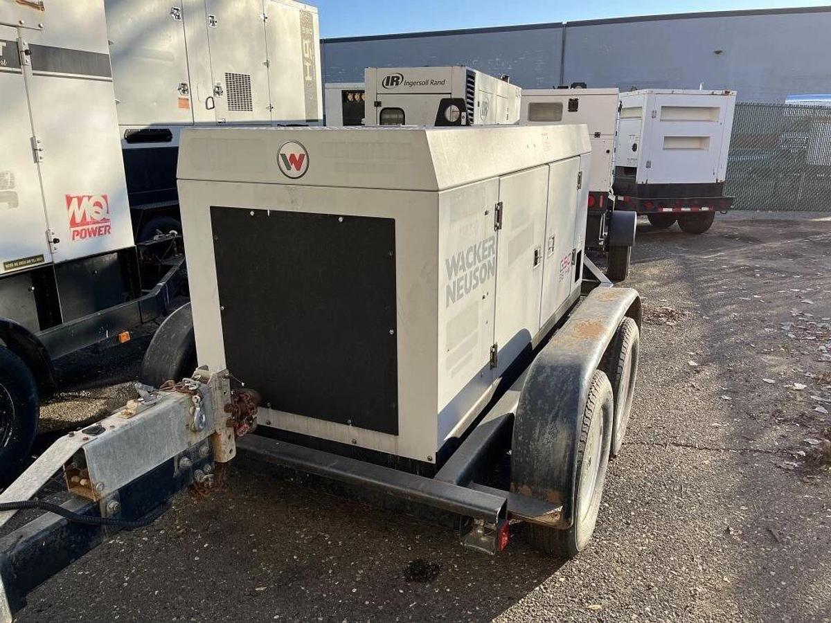 Used 14' Double Axle Trailer (Wacker Neuson Enclosure not included)