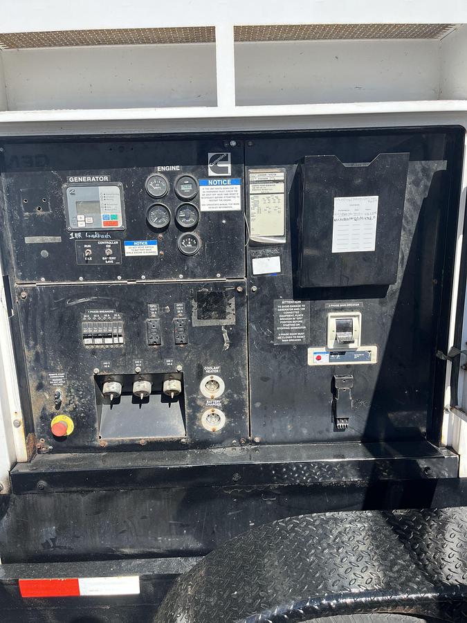 Used 200kw Cummins C200D6R Spec. D Mobile Diesel Generator - S/N: H140724239 (New Engine)