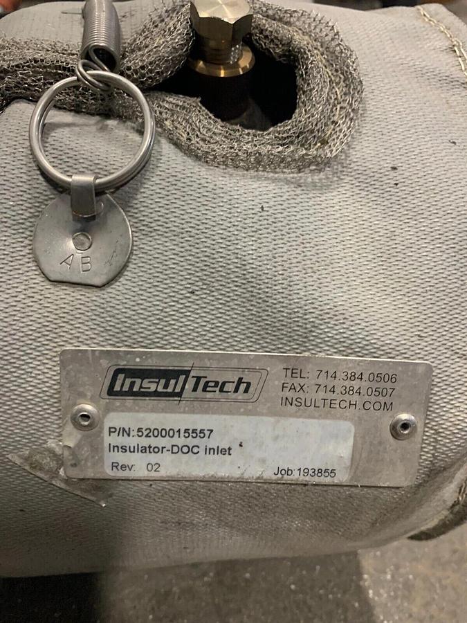 Used Used Wacker G50 T4F Exhaust DOC Diesel Oxidation Catalyst | P/N: 5200017720