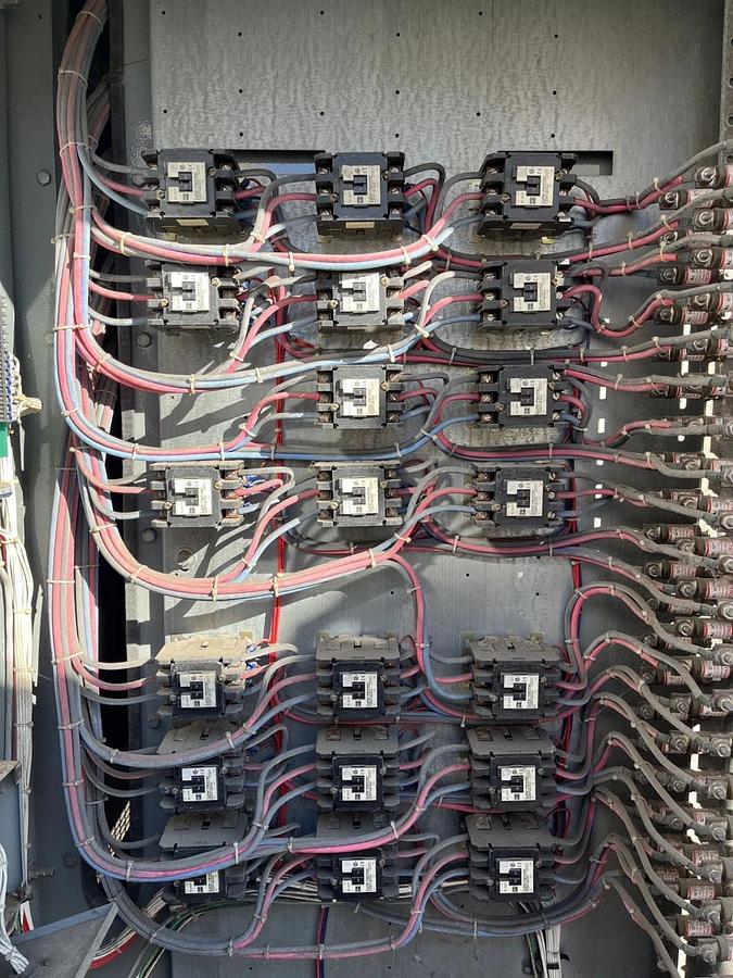 Used 2000kw Simplex LBS Forced Air-Cooled Resistive Load Bank S/N: 36970-99-43-17