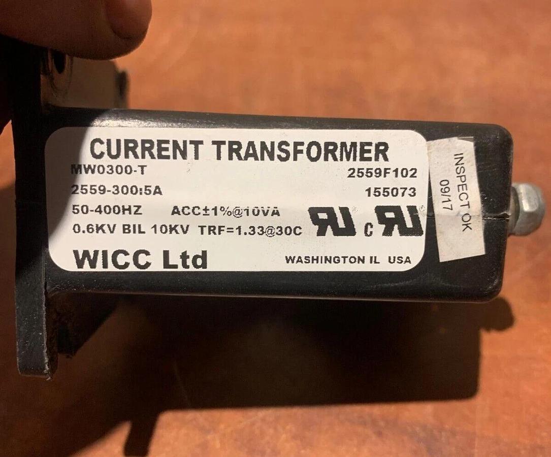 Used Used Wacker G50 T4F CT Current Transformer WICC 2559-300:5A | P/N: 5000155073