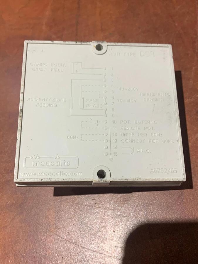 Used Used Genuine OEM Mecc Alte DSR AVR Voltage Regulator