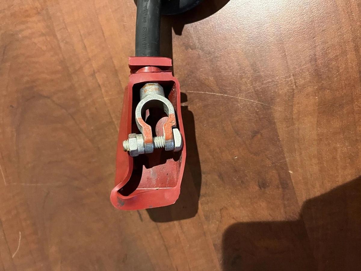 27" Prestolite 2/0 AWG 600V Red Battery Cable - P/N: A054M402