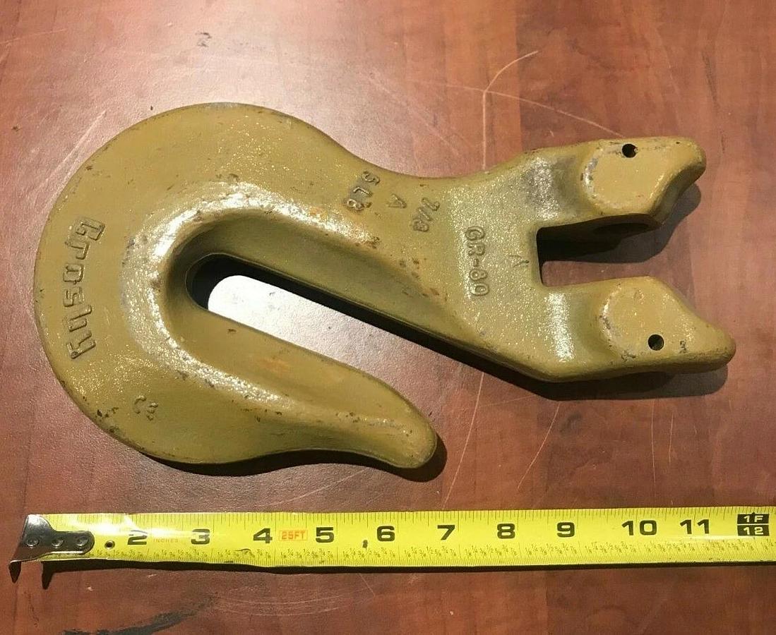 New Crosby 7/8" GR-80 Grade 80 Rigging Lifting Grab Hook | Heavy Duty
