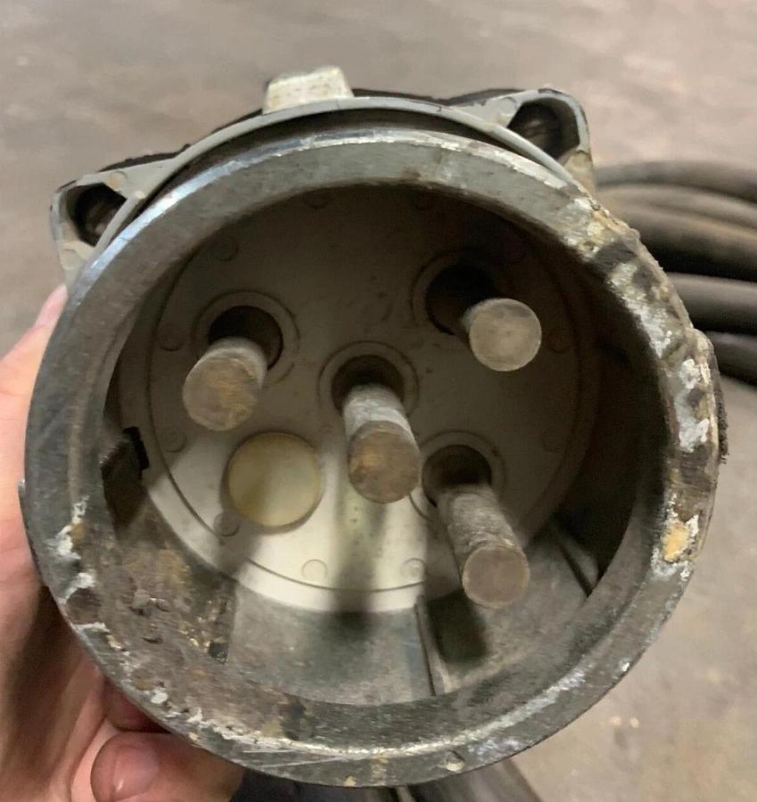 Used 45' 2/0 AWG 4 Conductor Meltric DS 200 Amp 3 Phase 480V Power Cable