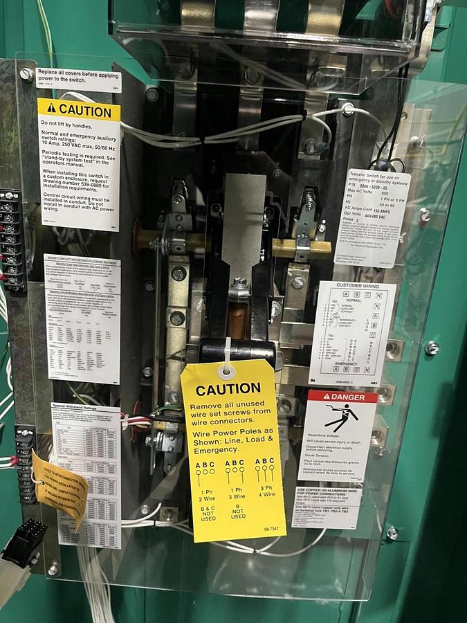 New 150 Amp 480V Cummins OTECSEB Spec. B - S/N: B18M323302