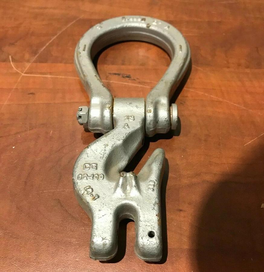 New Crosby A-1361 Eliminator 1/4" Single Grab Hook | 4,300 lbs. 1049797 GR 100