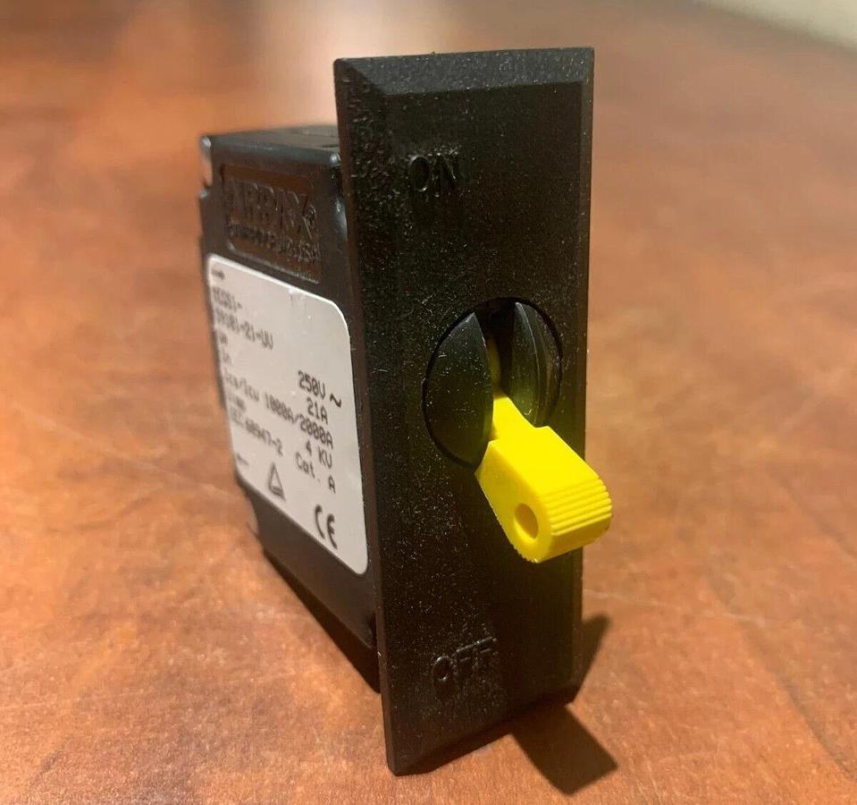 Used New Cummins 2.5HGJBB-1126A Circuit Breaker 250V 21A A043F922 AirPax 39101-21-UV