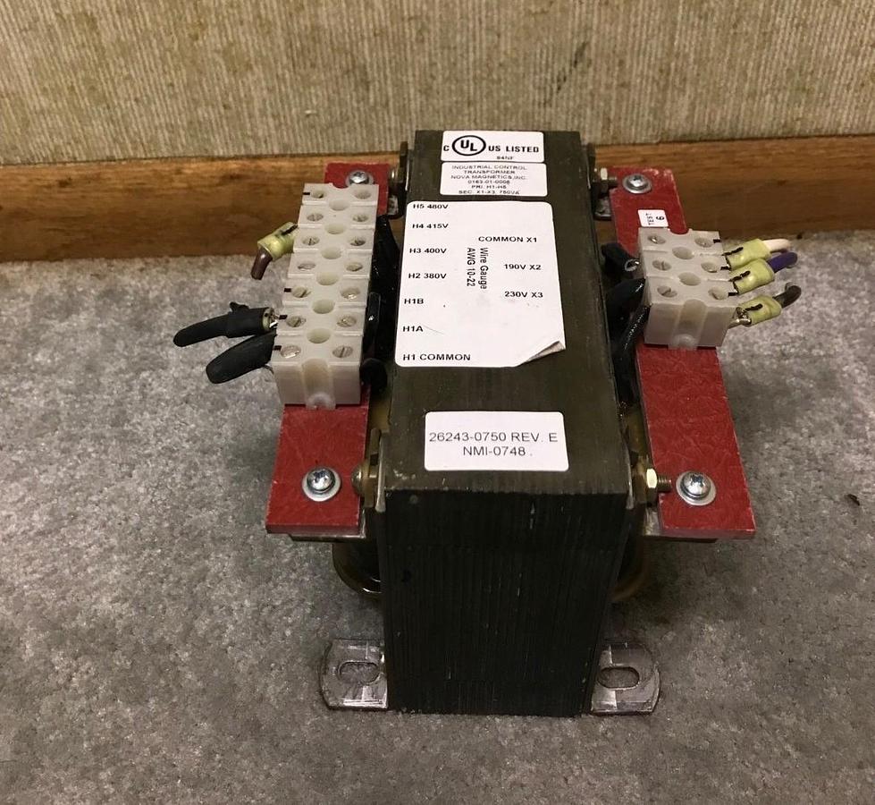 Used Nova Industrial Control Transformer 750VA | 0163-01-0005