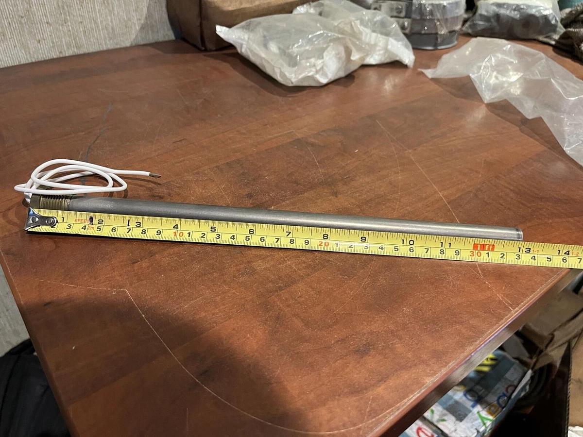 New Tempco HDL00013 Cartridge Immersion Heater - 1Ph, 3000W 240VAC