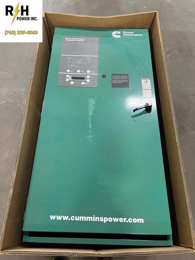 Used 260 Amp 240V 60Hz Cummins OHPCB Automatic Transfer Switch  S/N: C16M929736