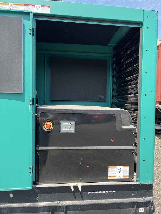 New 125kW Cummins C125 D6D Spec. B Stationary Diesel Generator - S/N: D230225907