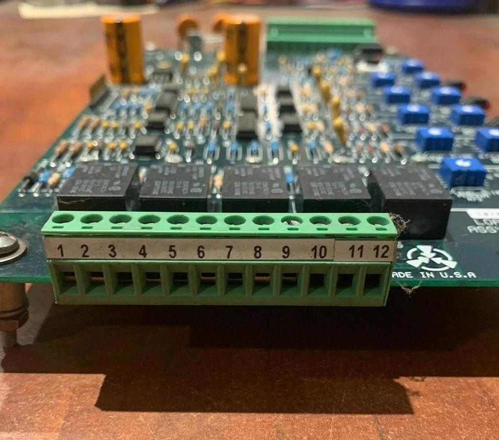 Used Avtron Asco Load Shed PCB ASSY. A22829 Rev. H | From Avtron K675A Load Bank