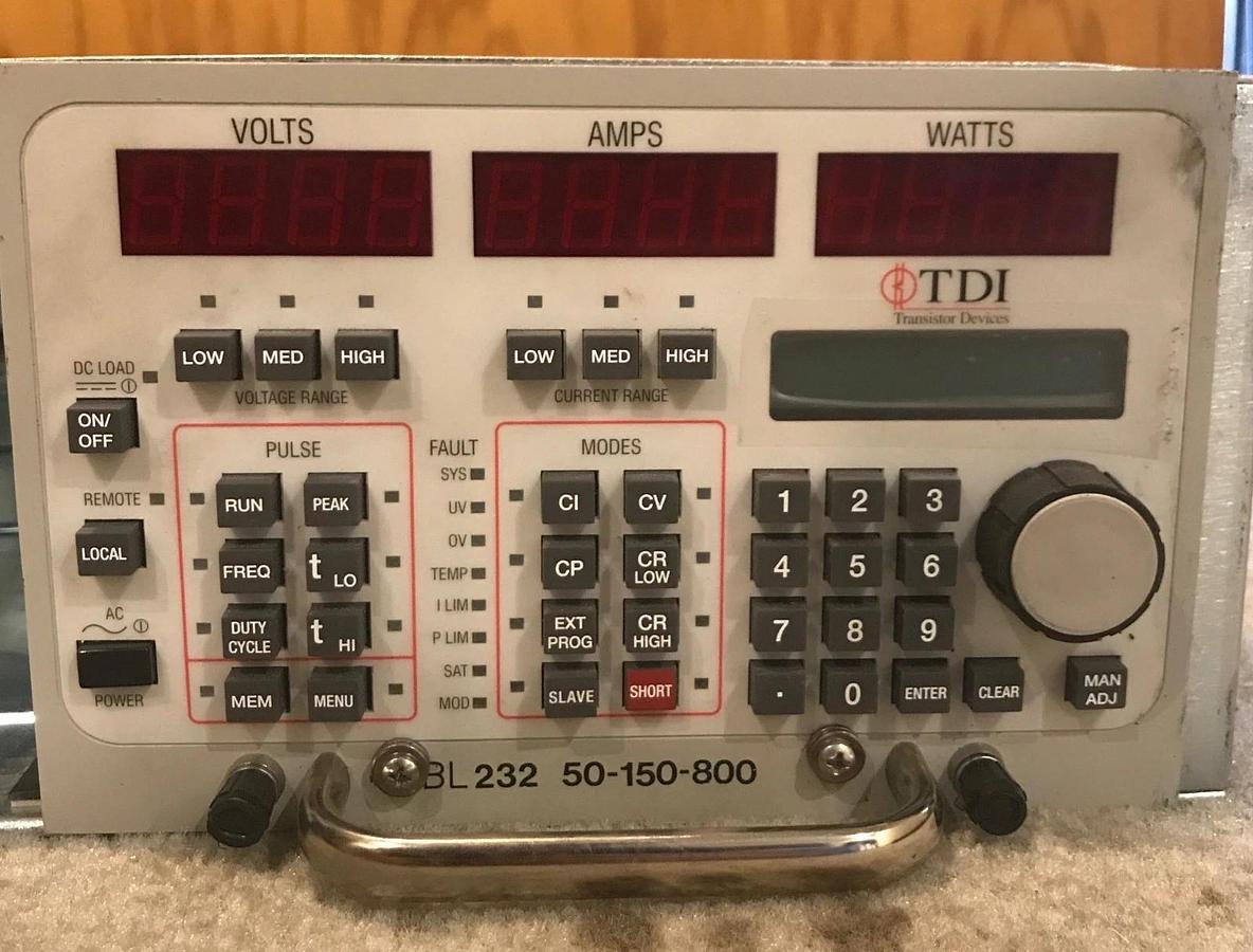 Used 800 Watt TDI RBL232 Data Center Load Bank | S/N: 0136-0044