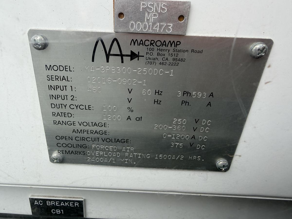 Used 2016 MacroAmp M4-3PB300-250DC-1