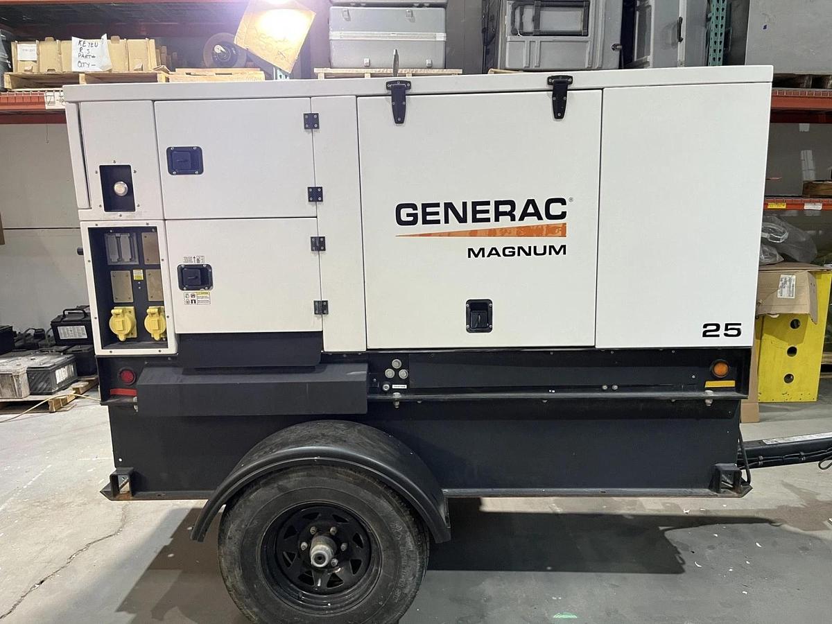 25kVA 2018 Generac MMG25IF4 Mobile Diesel Generator S/N: 3002961393 (New GenEnd)