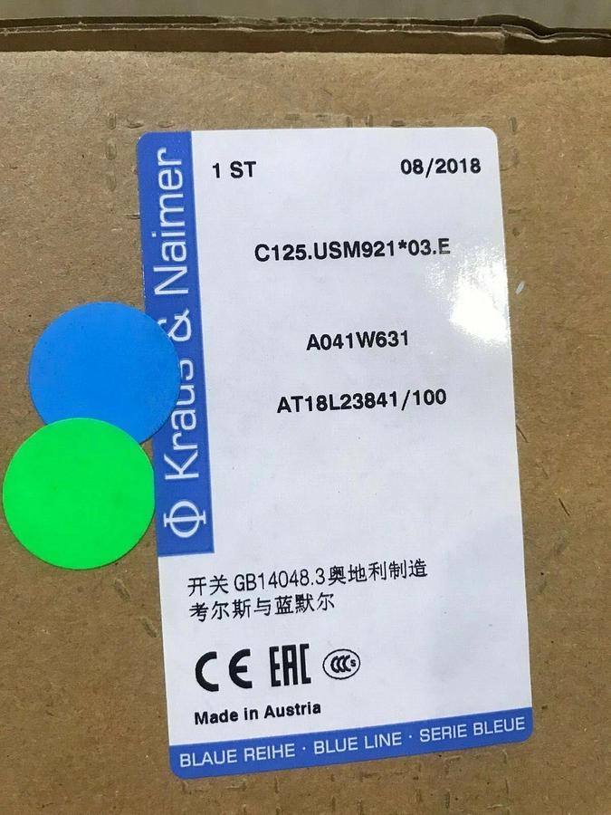 Used Genuine OEM Cummins Voltage Selector Switch | C80-D6R C100-D6R | P/N: A041W631