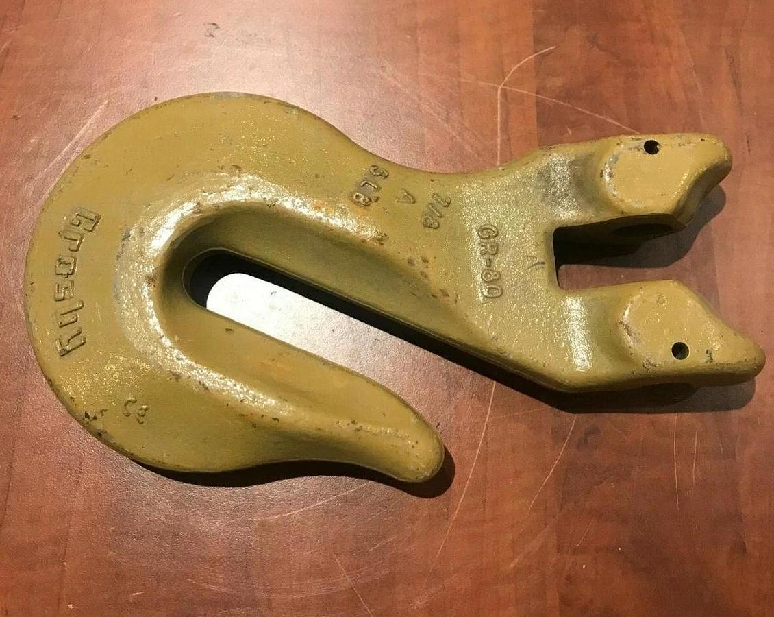 New Crosby 7/8" GR-80 Grade 80 Rigging Lifting Grab Hook | Heavy Duty